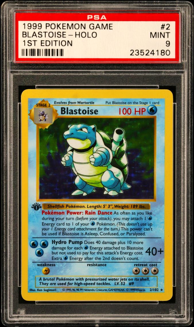 1999 #2 Blastoise-Holo 1st Editi