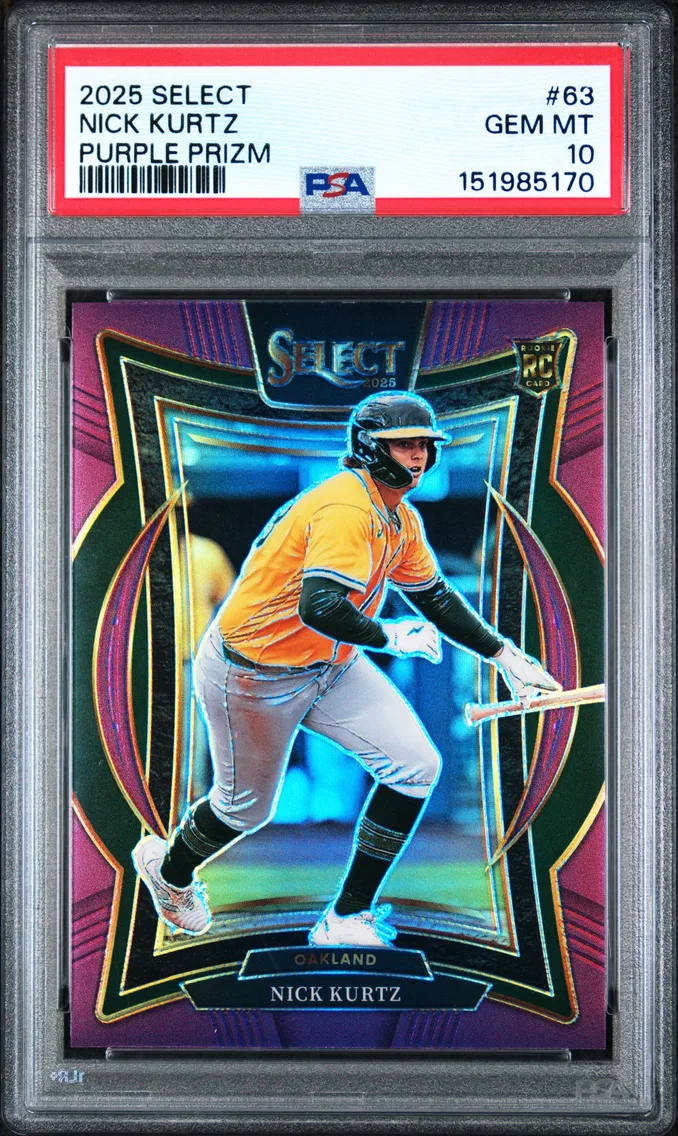2025 #63 Nick Kurtz PSA 10 Panini Select