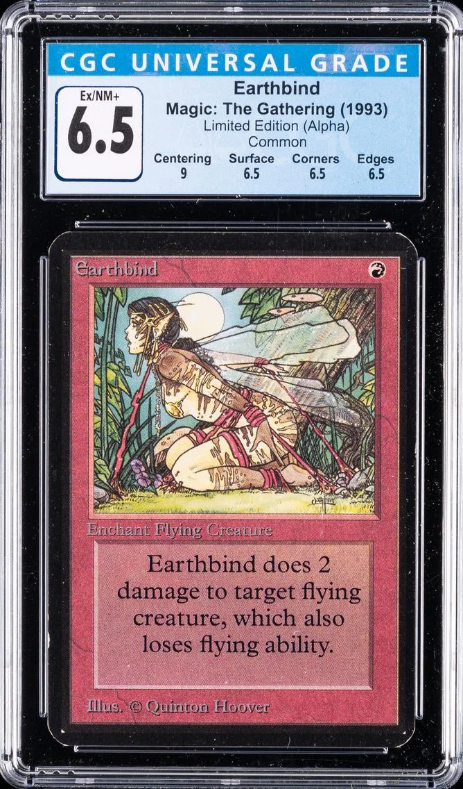 1993 EARTHBIND CGC 6.5 MAGIC:  THE GATHERING | LIMITED EDITION (ALPHA) - COMMON