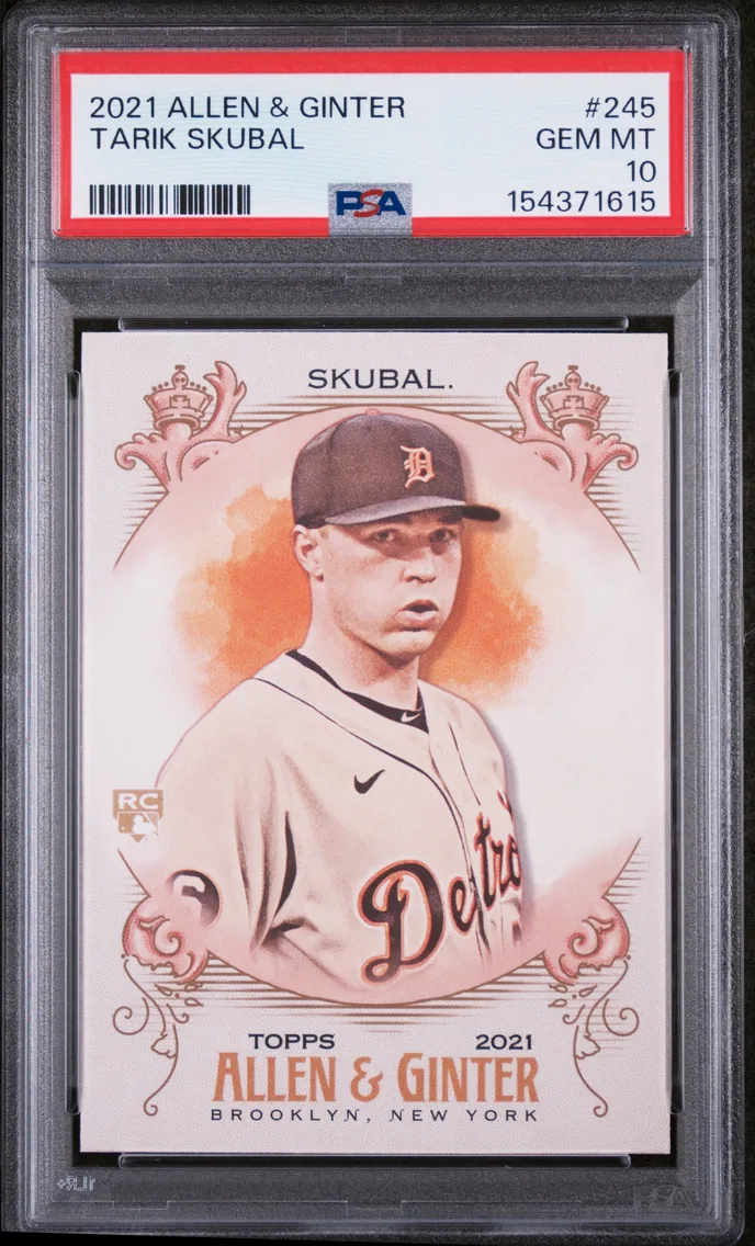 2021 #245 Tarik Skubal PSA 10 Topps Allen & Ginter
