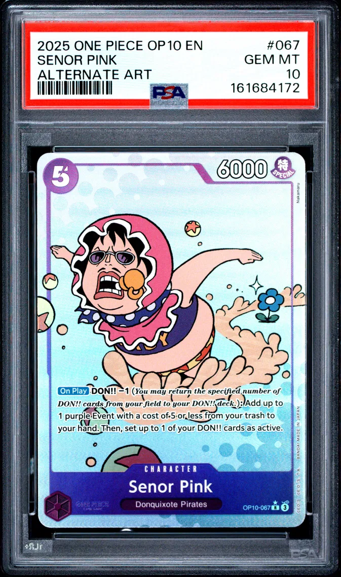 2025 #067 Senor Pink PSA 10 One Piece OP10-Royal Blood