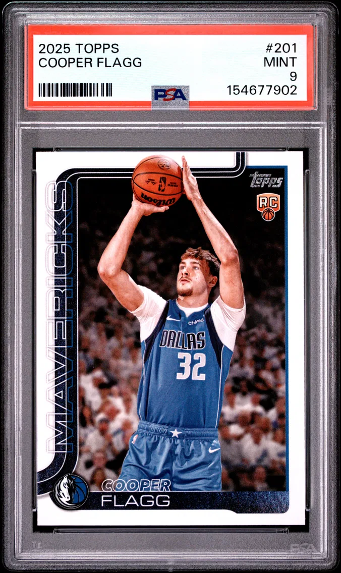 2025 #201 Cooper Flagg PSA 9 Topps
