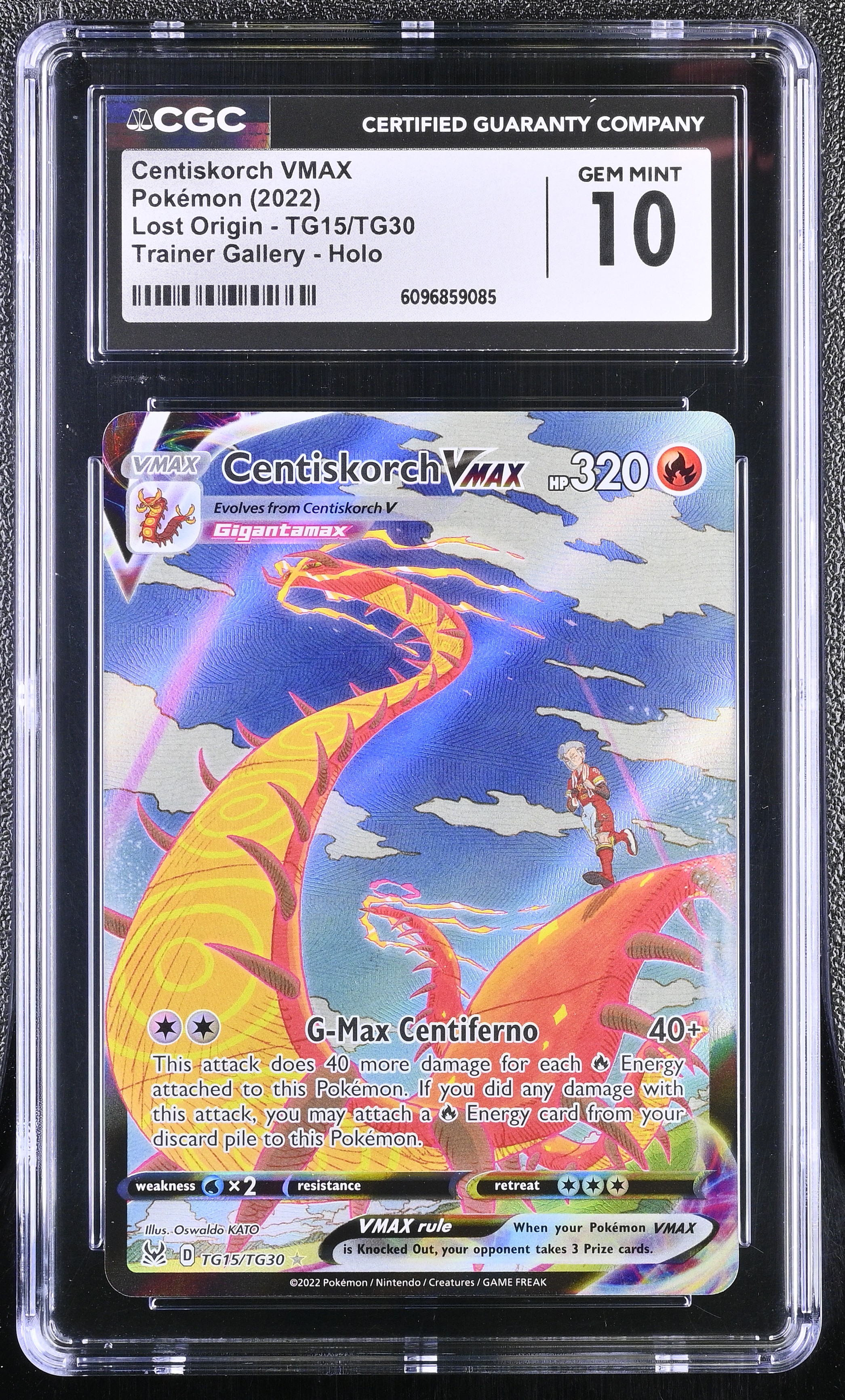 2022 #Tg15/Tg30 Centiskorch Vmax CGC 10 Lost Origin - English