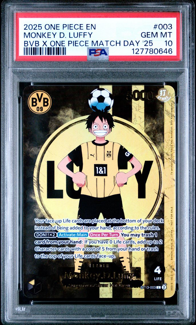 2025 #003 Monkey D. Luffy PSA 10