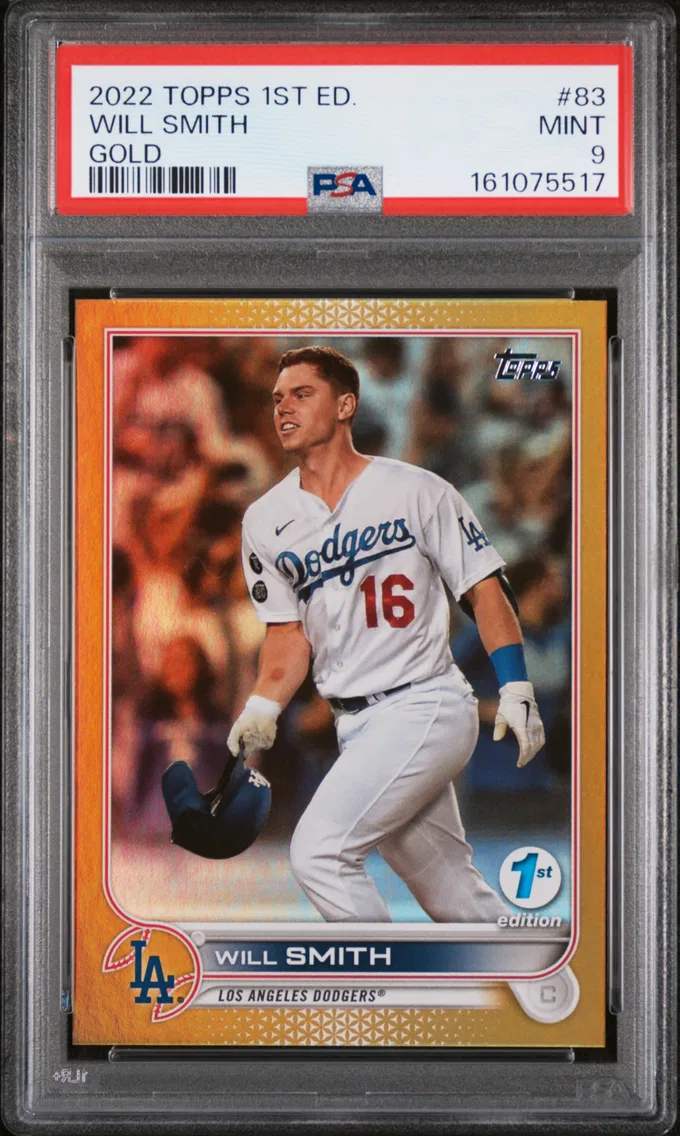2022 #83 Will Smith PSA 9 Topps 1st Edition