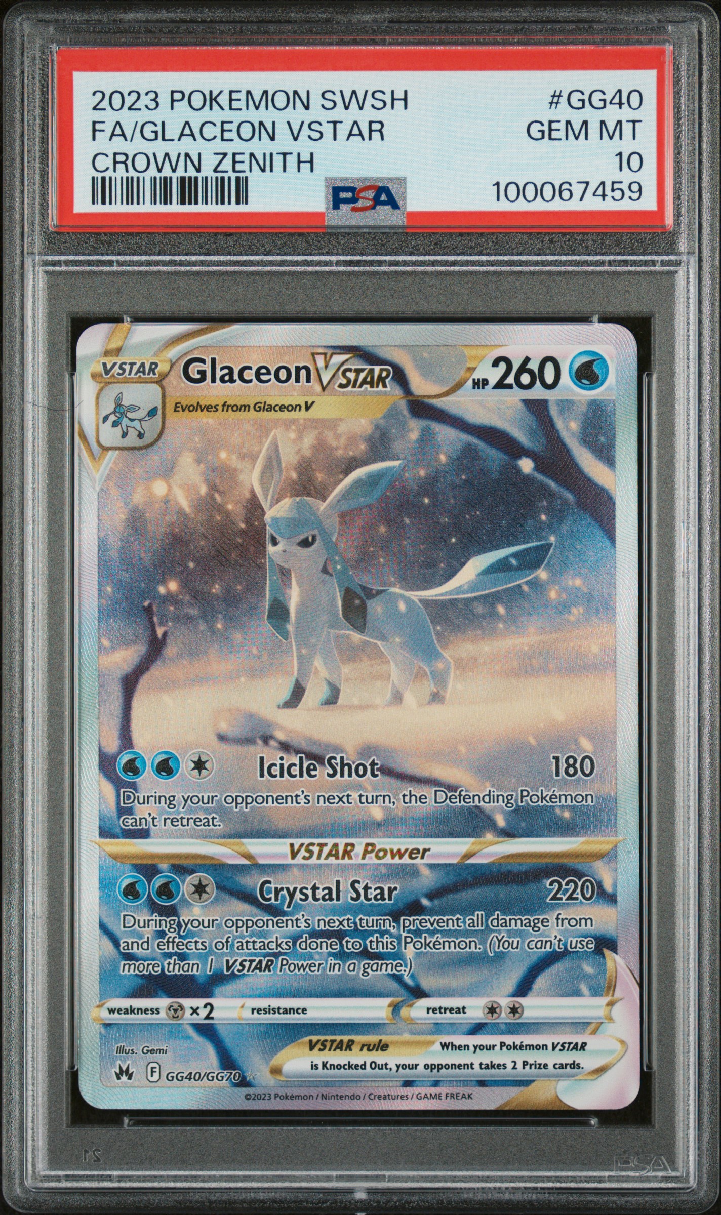 Full Art/Glaceon Vstar Base