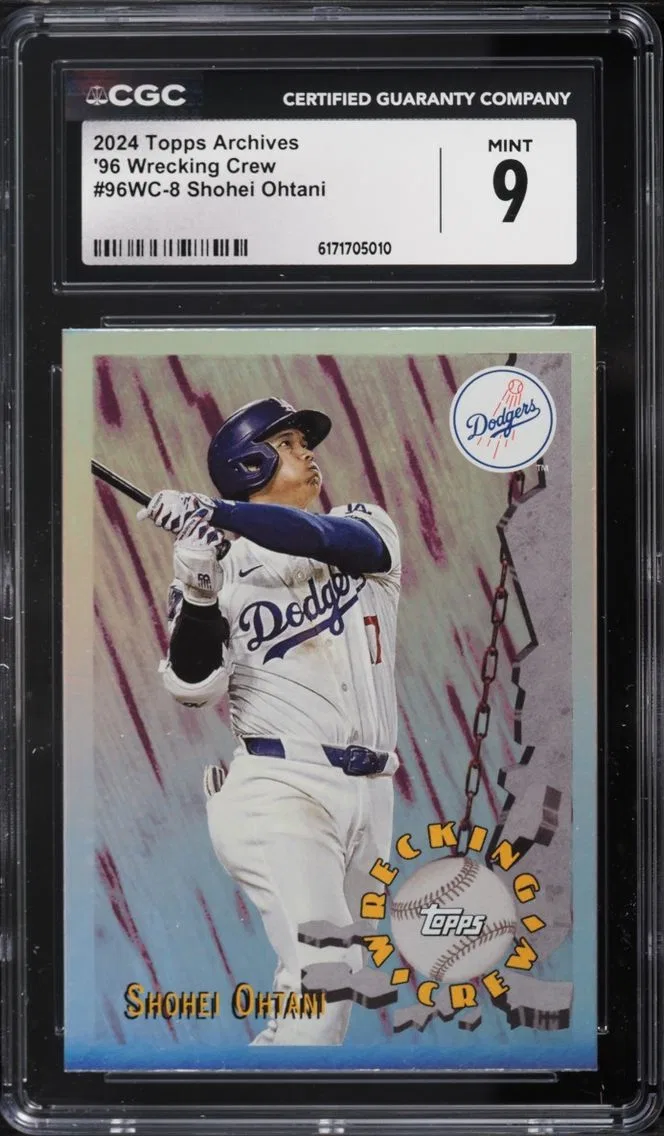 2024 Topps Archives '96 Wrecking Crew Shohei Ohtani #96WC-8 CGC 9 MINT