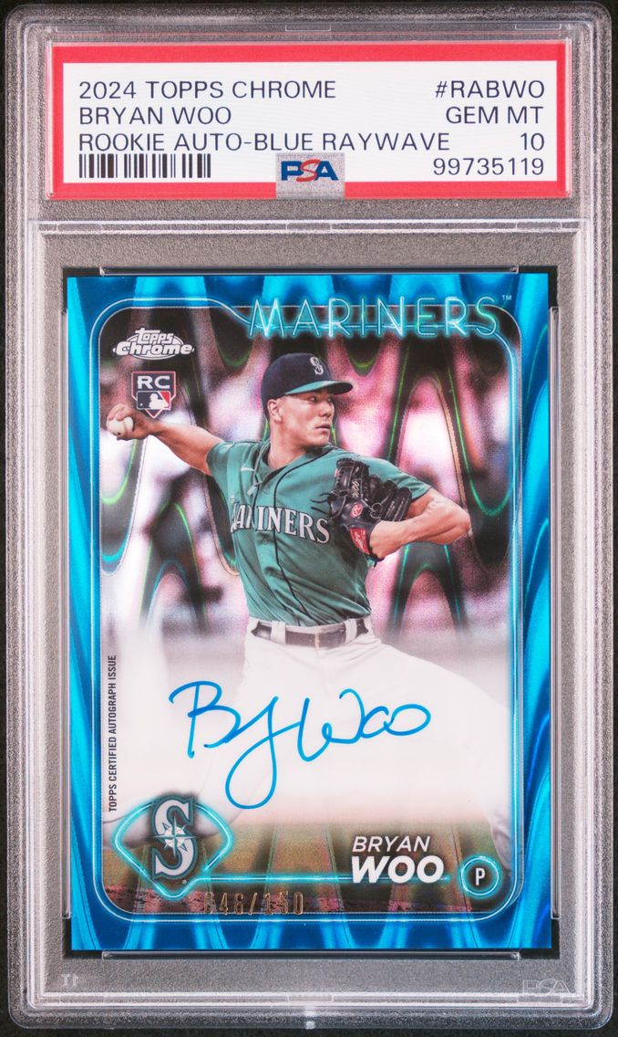 2024 #RABWO Bryan Woo PSA 10 Top