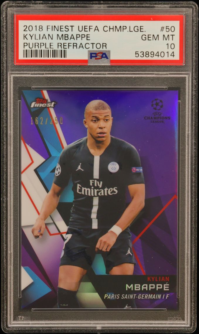 2018 #50 Kylian Mbappe PSA 10 Fi
