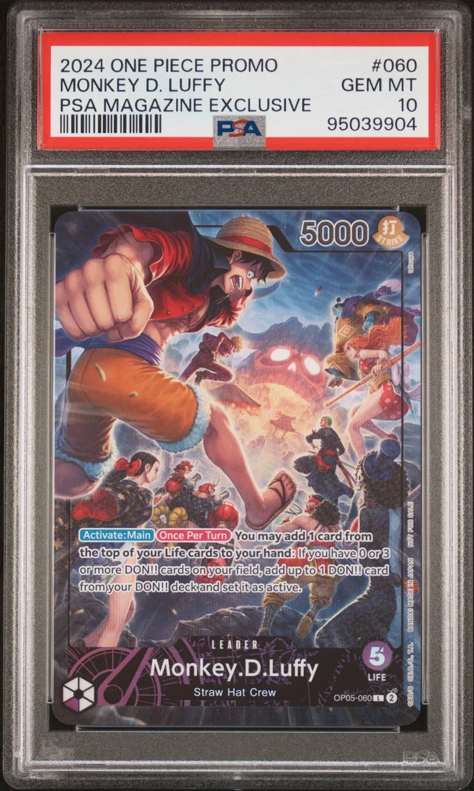 2024 #060 Monkey D. Luffy PSA 10 One Piece Promos