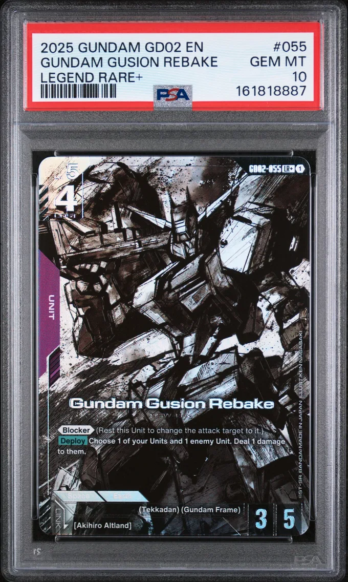 2025 #055 Gundam Gusion Rebake PSA 10 Gundam Dual Impact