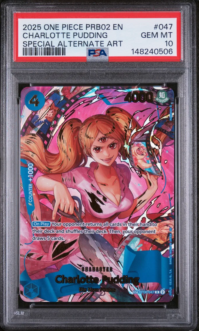 2025 #047 Charlotte Pudding PSA 10 One Piece PRB02-Premium Booster -One Piece Card the Best- Vol.2