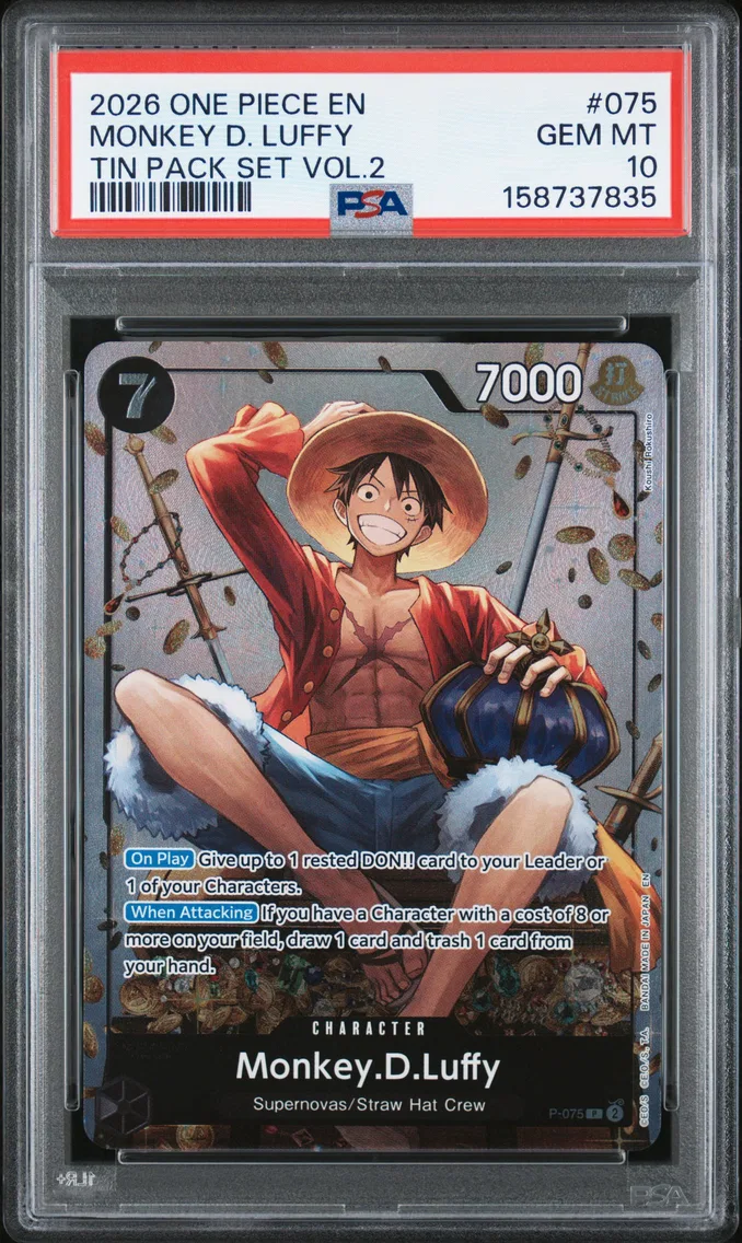 2026 #075 Monkey D. Luffy PSA 10 One Piece Promos