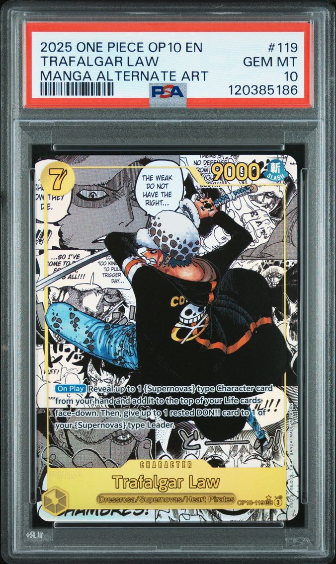 2025 #119 Trafalgar Law PSA 10 O