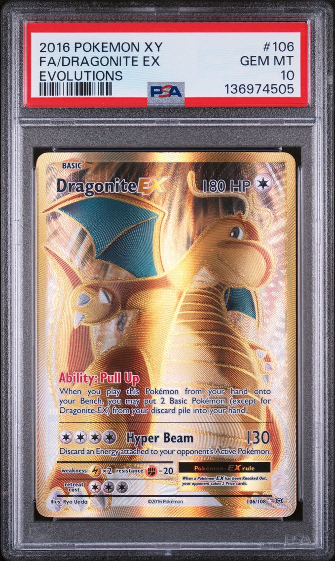 2016 #106 Full Art/Dragonite EX 