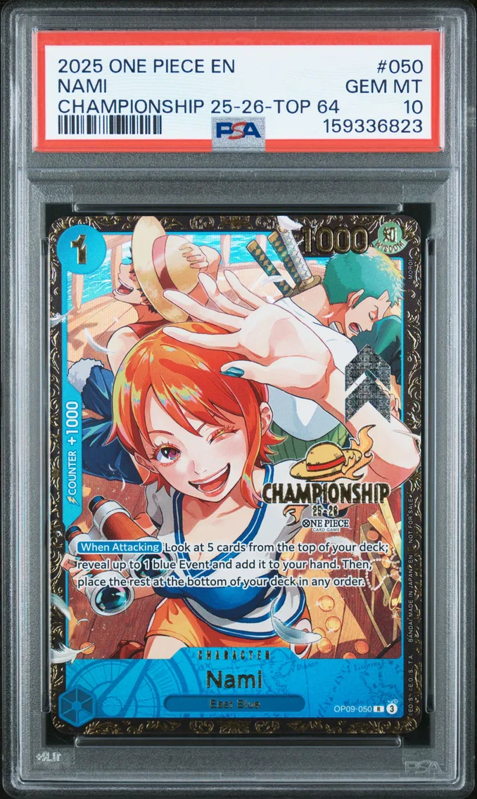 2025 #050 Nami PSA 10 One Piece 