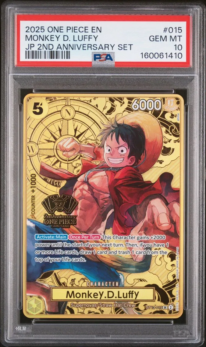 2025 #015 Monkey D. Luffy PSA 10