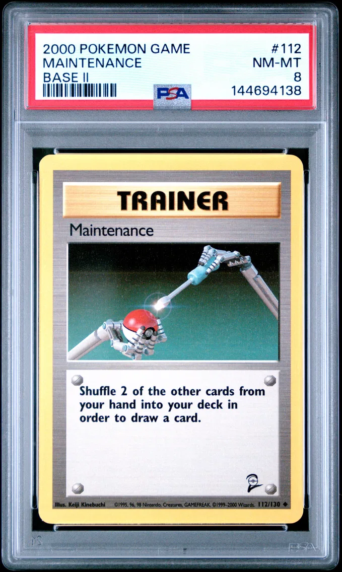 2000 #112 Maintenance PSA 8 Game Base II