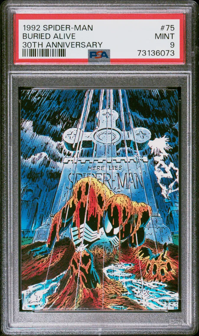 1992 #75 Buried Alive PSA 9 Spider-Man 30th Anniversary
