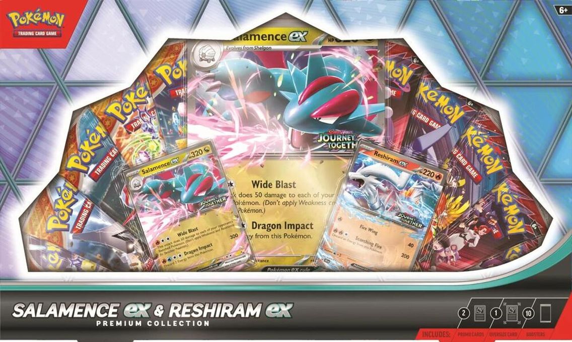 Pokemon TCG Salamence ex & Reshi