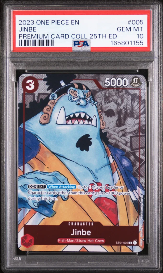 2023 #005 Jinbe PSA 10 One Piece Premium Card Collection 25th Edition