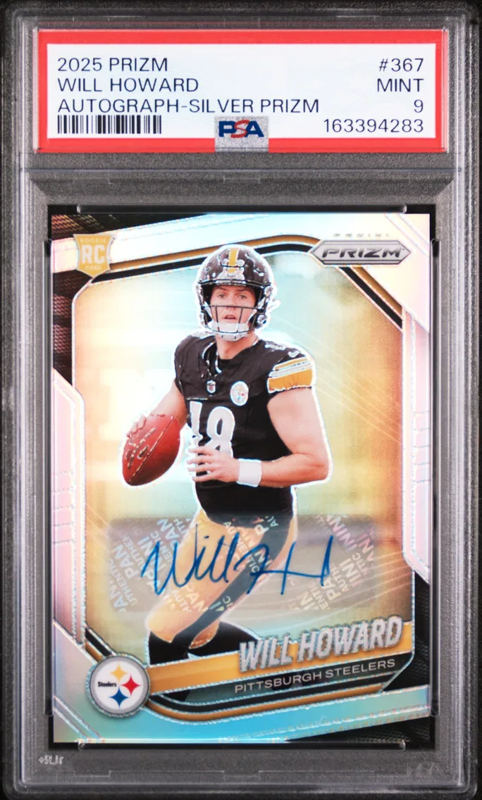 2025 #367 Will Howard PSA 9 Panini Prizm
