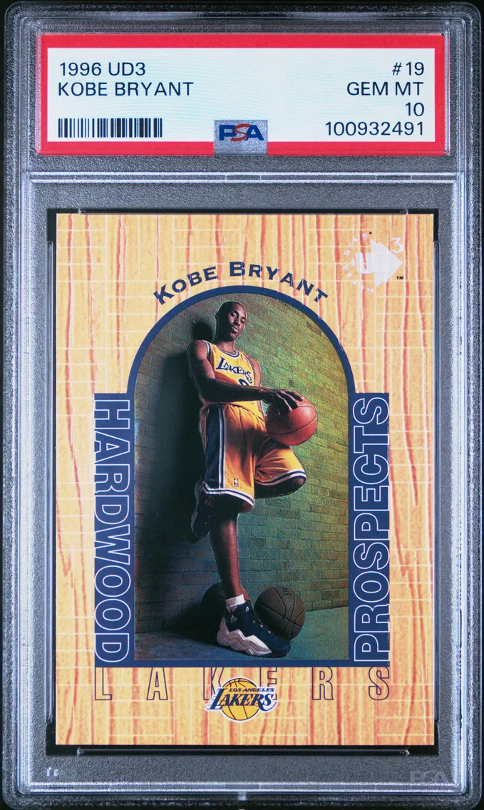 1996 #19 Kobe Bryant PSA 10 UD3