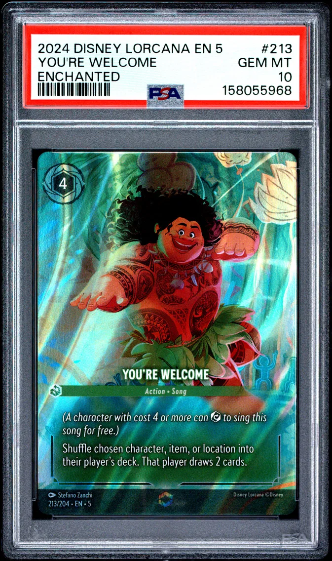 2024 #213 You're Welcome PSA 10 Disney Lorcana EN 5-Shimmering Skies