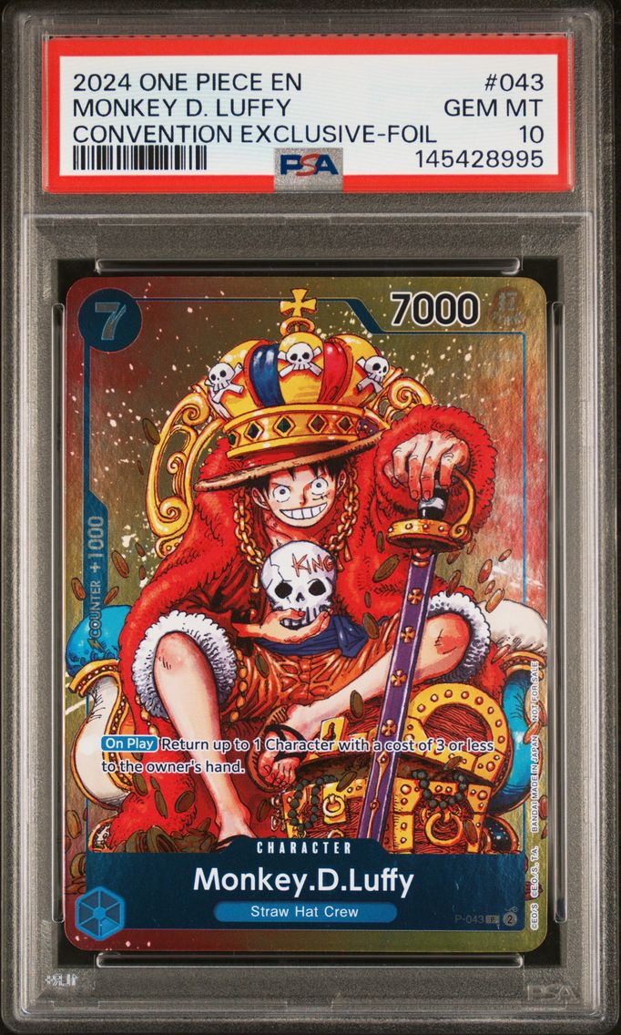 2024 #043 Monkey D. Luffy PSA 10