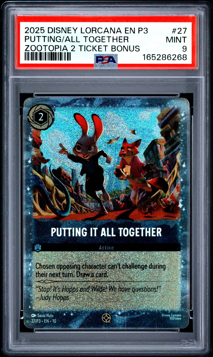 2025 #27 Putting It All Together PSA 9 Disney Lorcana EN P3-Promo