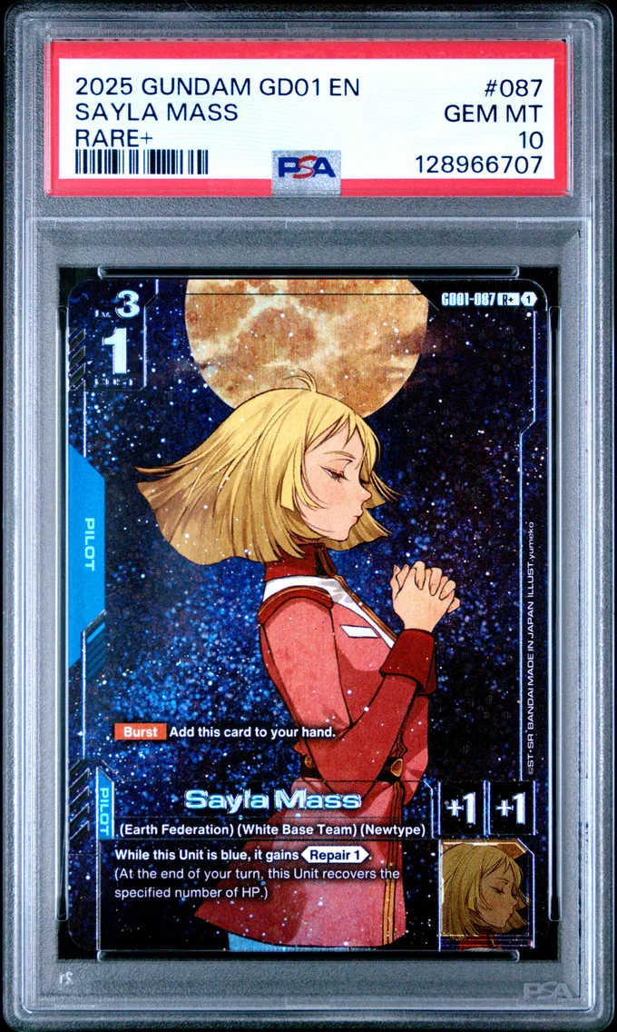 2025 #087 Sayla Mass PSA 10 Gundam Newtype Rising