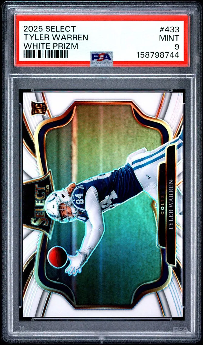 2025 #433 Tyler Warren PSA 9 Panini Select
