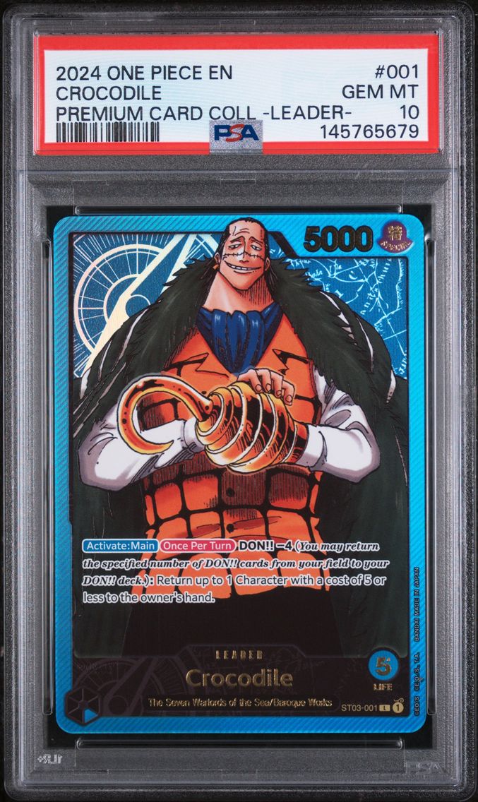 2024 #001 Crocodile PSA 10 One Piece Premium Card Collection -Leader Collection-