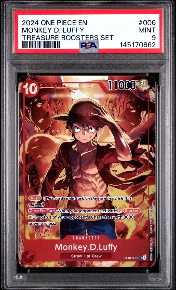 2024 #006 Monkey D. Luffy PSA 9