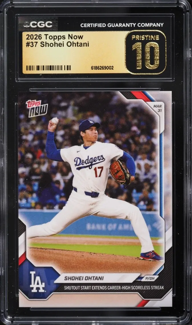 2026 #37 Shohei Ohtani CGC 10 Topps Now