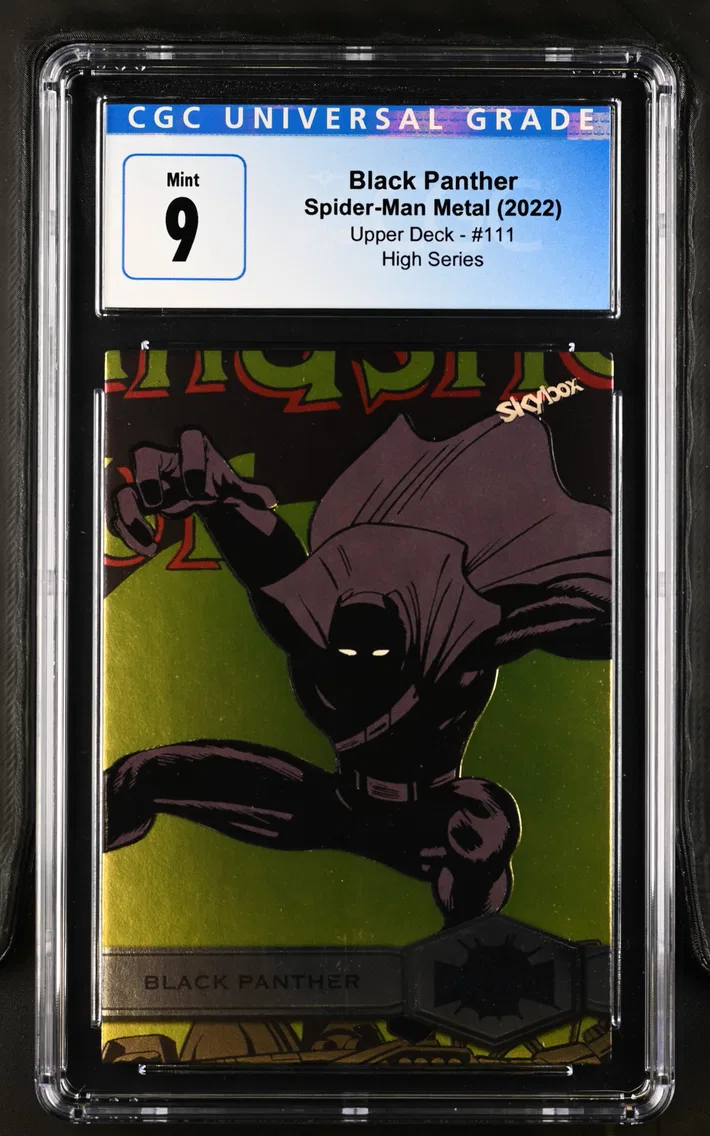 2022 #111 Black Panther CGC 9 Spider-Man Metal - English