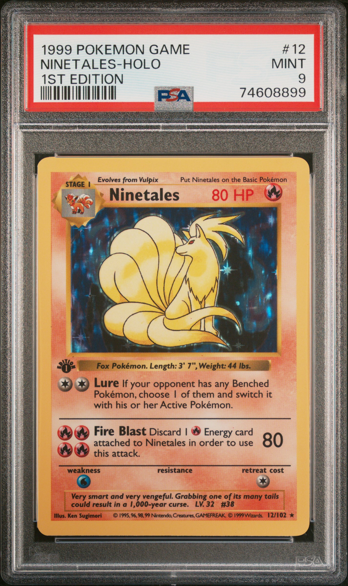 Ninetales-Holo 1st Edition