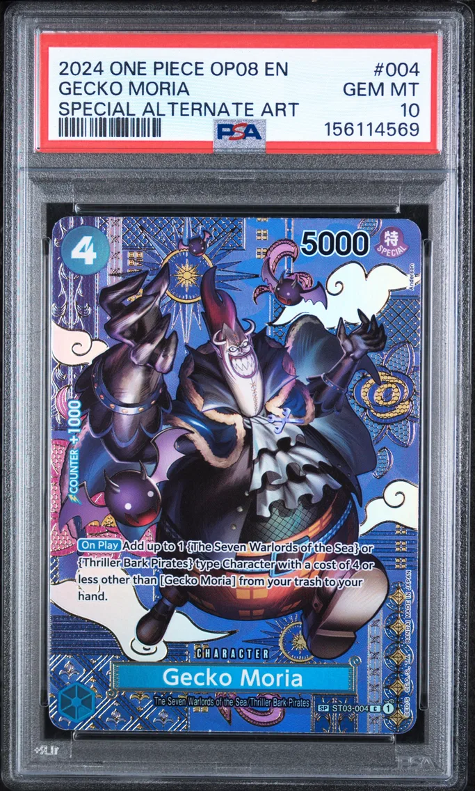 2024 #004 Gecko Moria PSA 10 One Piece OP08-Two Legends