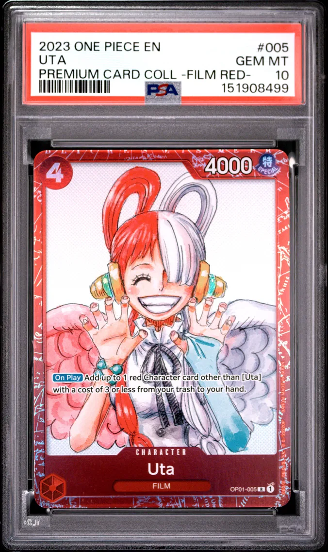 2023 #005 Uta PSA 10 One Piece Premium Card Collection -One Piece Film Red-