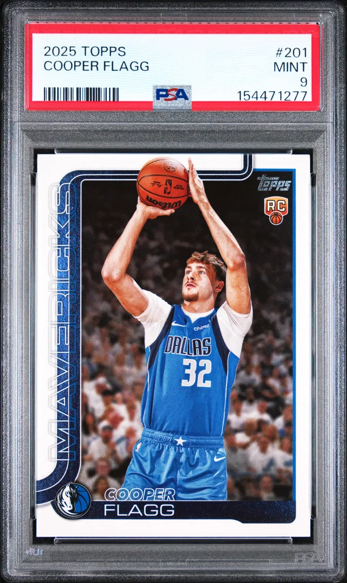 2025 #201 Cooper Flagg PSA 9 Topps