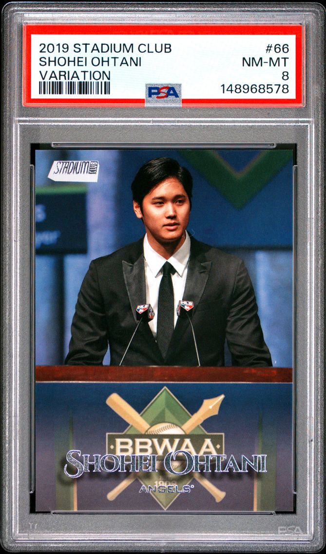 2019 #66 Shohei Ohtani PSA 8 Sta