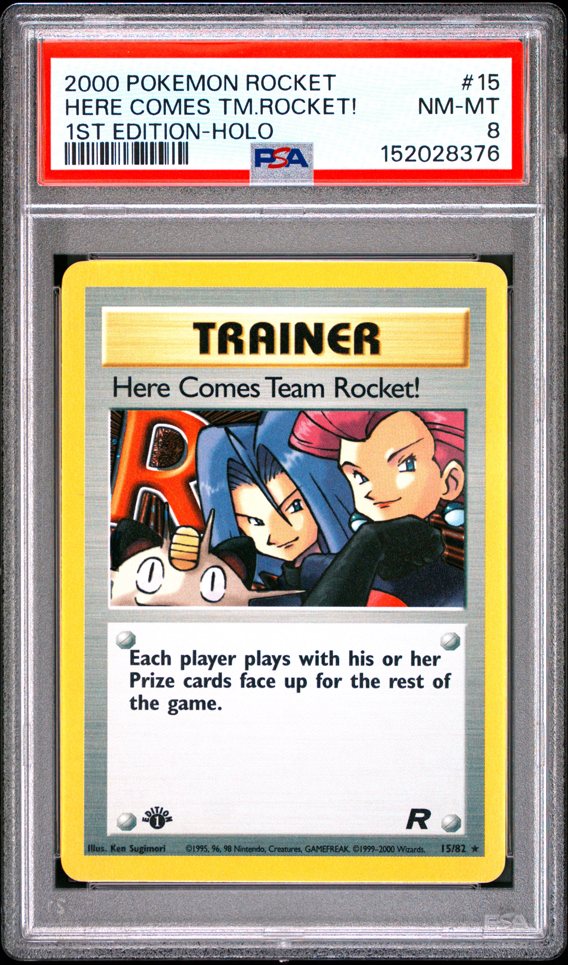 Here Comes Team Rocket!-Holo 1st Edition