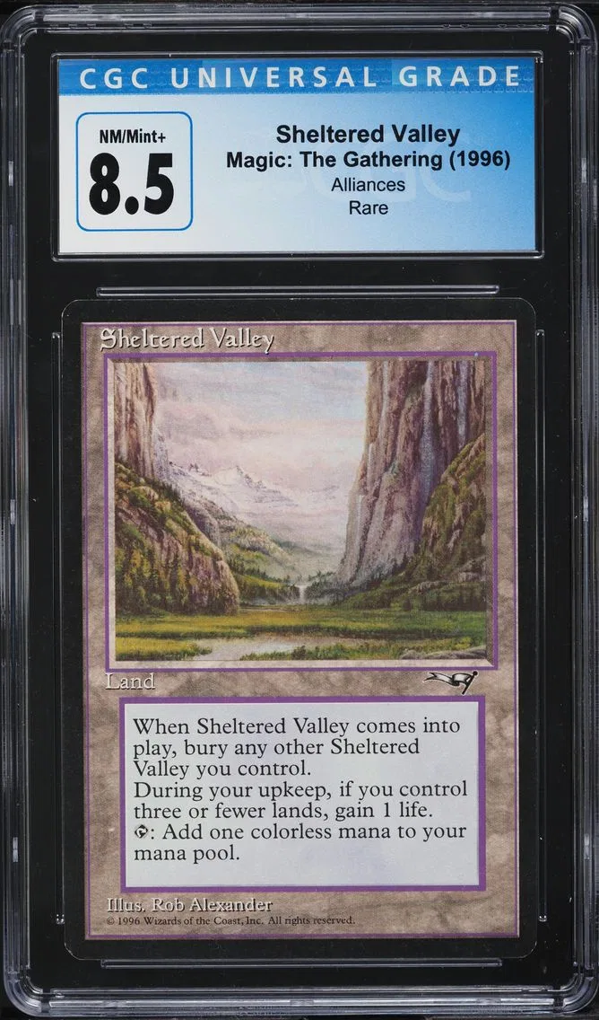 1996 Sheltered Valley CGC 8.5 Magic The Gathering MTG Alliances