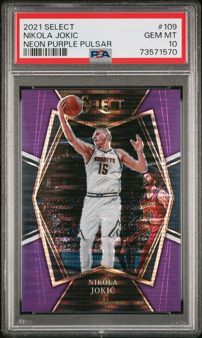2021 #109 Nikola Jokic PSA 10 Panini Select