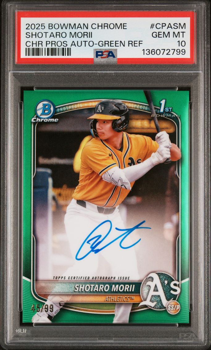 2025 #CPASM Shotaro Morii PSA 10