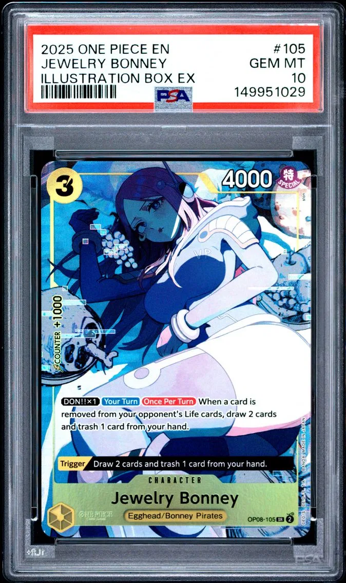 2025 #105 Jewelry Bonney PSA 10 One Piece Promos