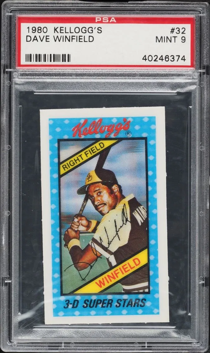1980 #32 Dave Winfield PSA 9 Kellogg's