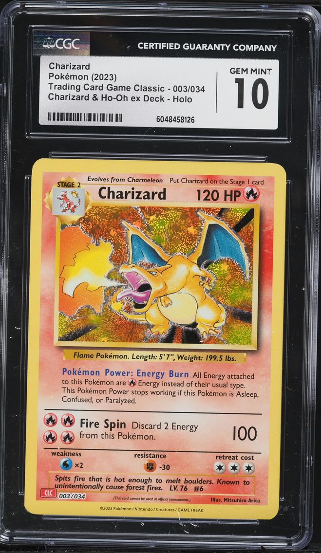 2023 #003 Charizard CGC 10 Clc-T