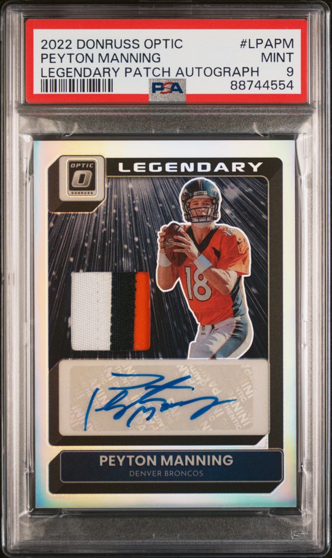 2022 #LPAPM Peyton Manning PSA 9