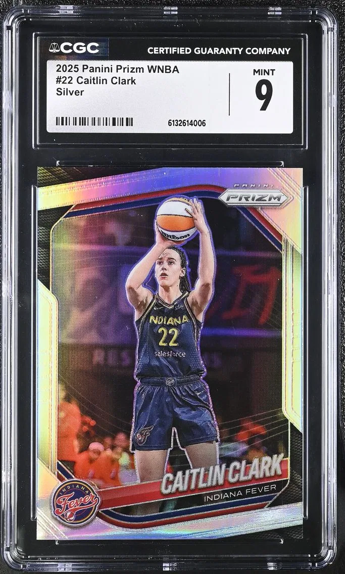 2025 #22 Caitlin Clark CGC 9 Panini Prizm WNBA